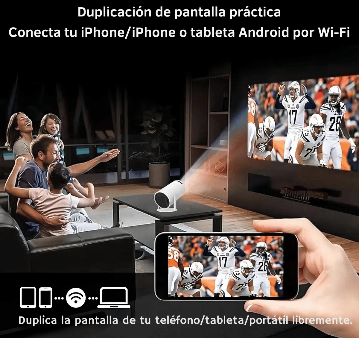 4K HD Proyector con Juegos Retro