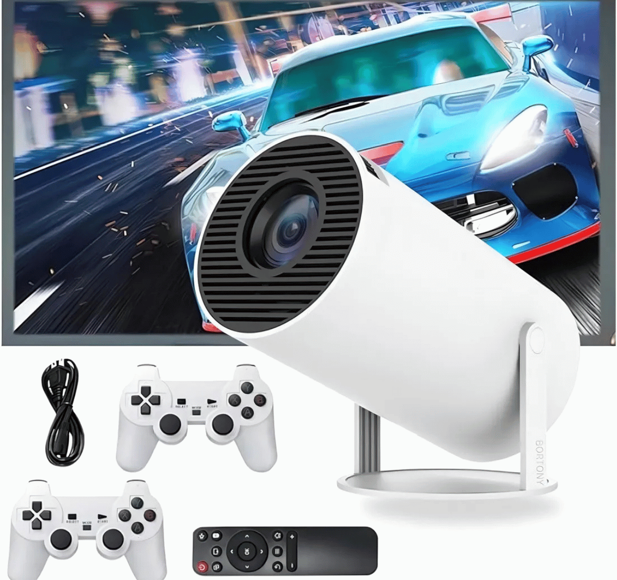 4K HD Proyector con Juegos Retro